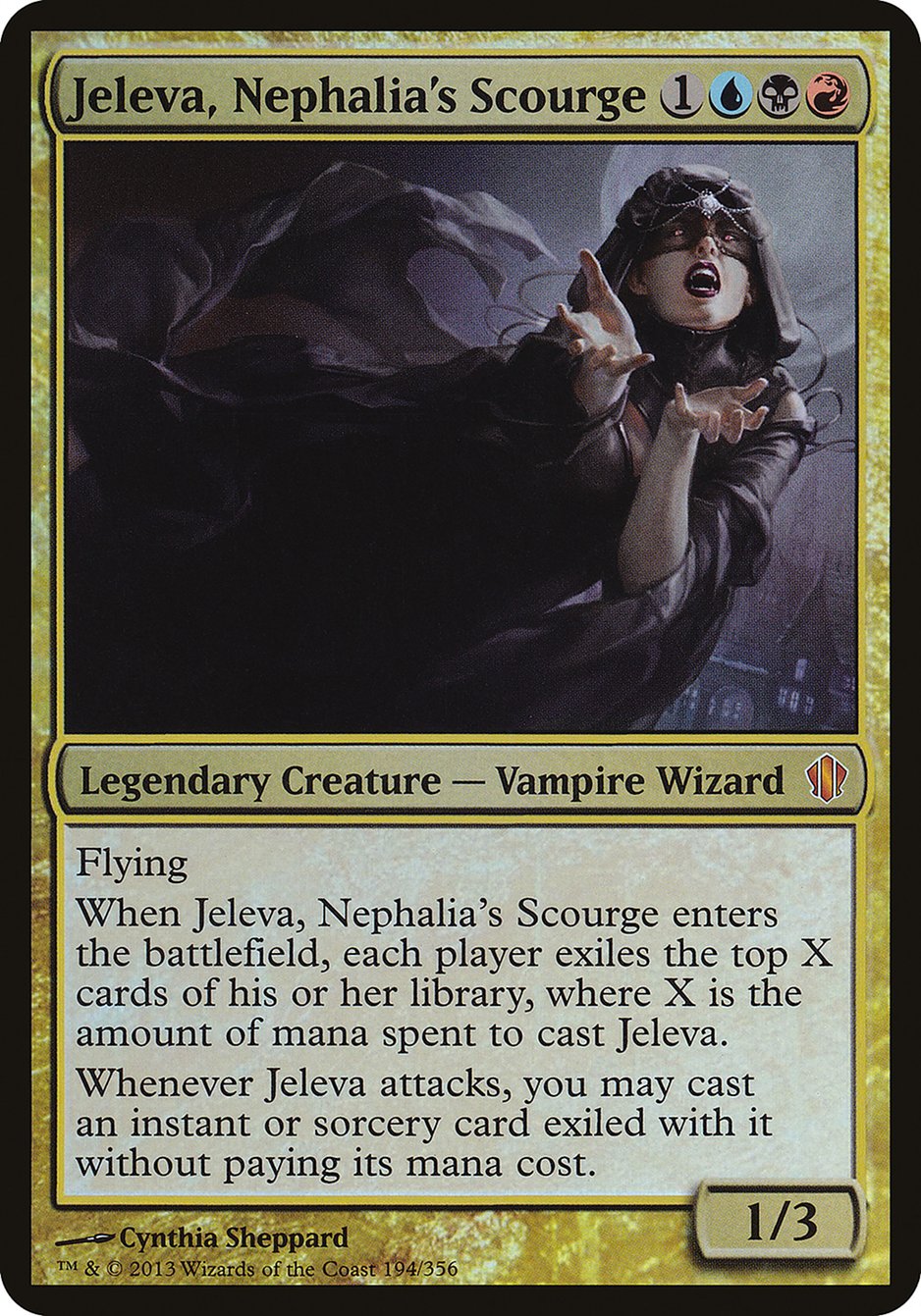 Jeleva, Nephalia's Scourge (Oversized) [Commander 2013 Oversized] | All Aboard Games