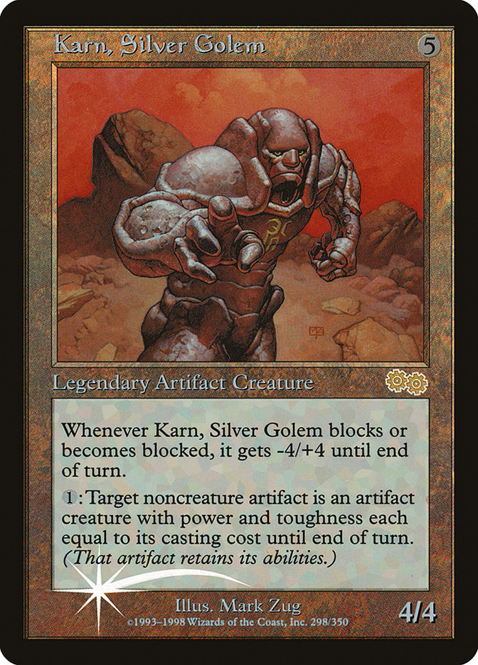 Karn, Silver Golem [Arena League 1999] | All Aboard Games
