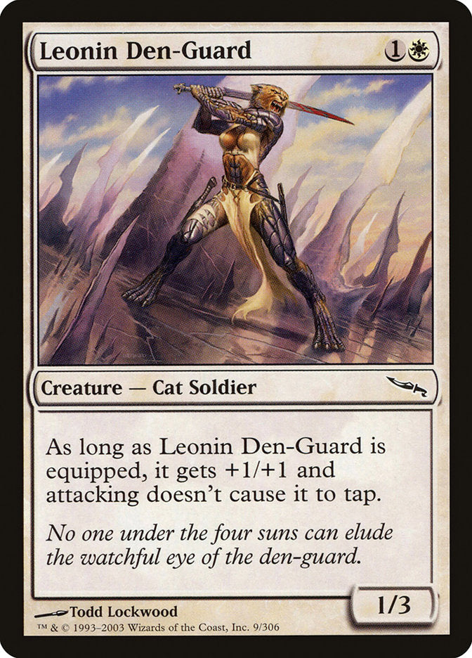 Leonin Den-Guard [Mirrodin] | All Aboard Games