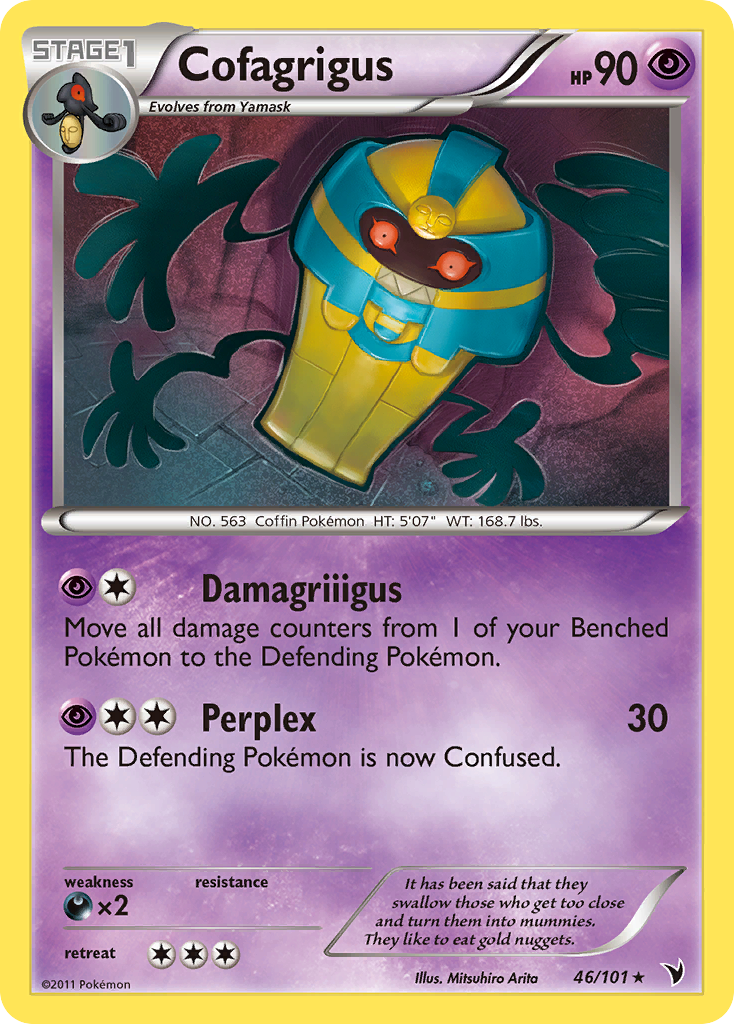 Cofagrigus (46/101) [Black & White: Noble Victories] | All Aboard Games