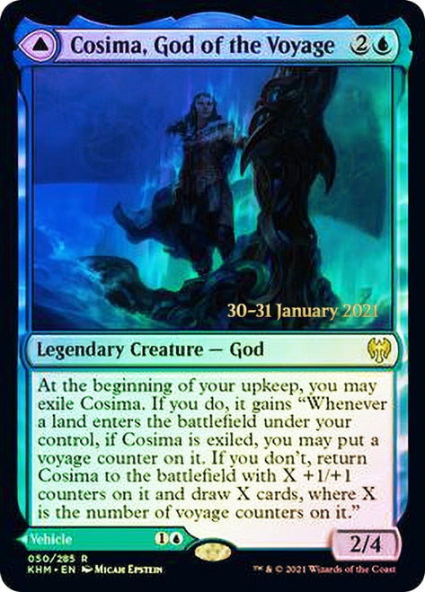 Cosima, God of the Voyage // The Omenkeel [Kaldheim Prerelease Promos] | All Aboard Games