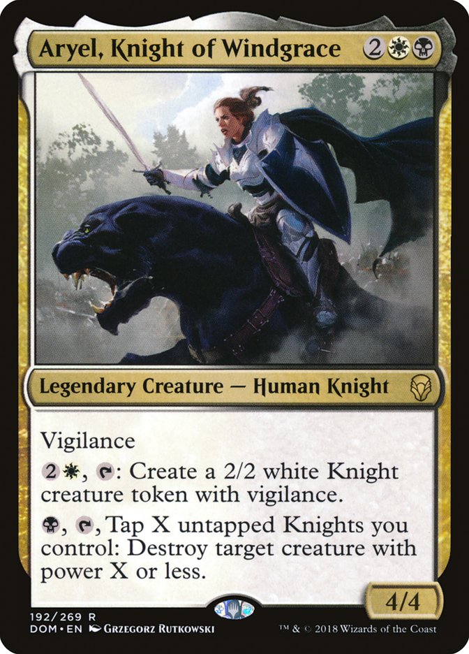 Aryel, Knight of Windgrace [Dominaria] | All Aboard Games
