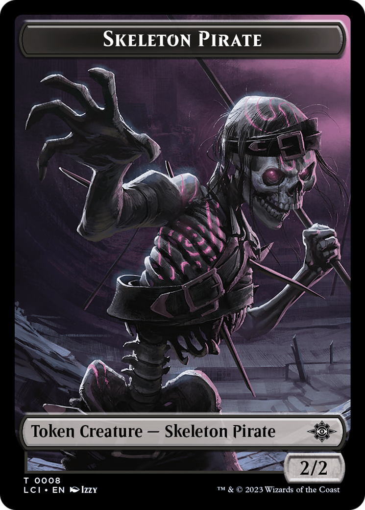 Copy // Skeleton Pirate Double-Sided Token [The Lost Caverns of Ixalan Commander Tokens] | All Aboard Games