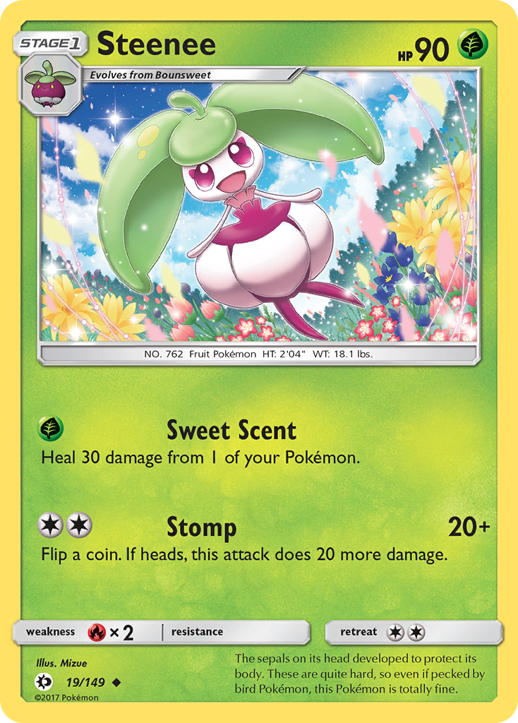 Steenee (19/149) [Sun & Moon: Base Set] | All Aboard Games