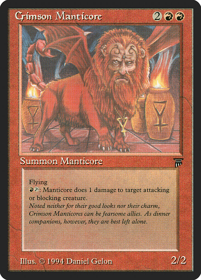 Crimson Manticore [Legends] | All Aboard Games