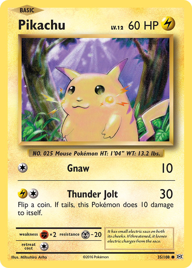 Pikachu (35/108) [XY: Evolutions] | All Aboard Games