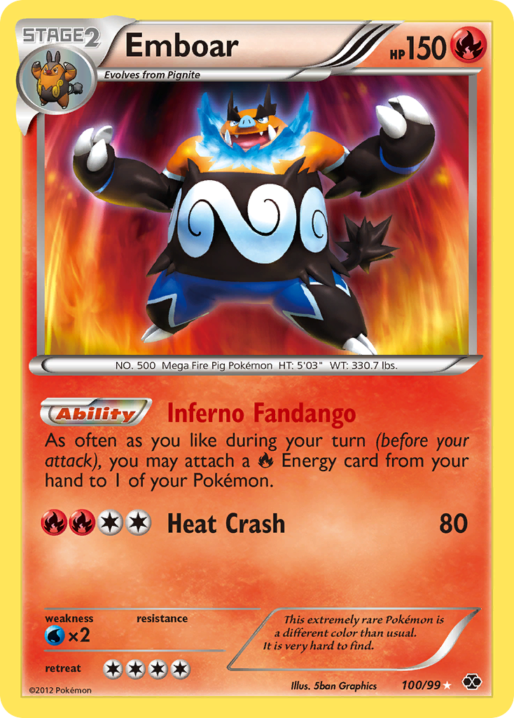 Emboar (100/99) [Black & White: Next Destinies] | All Aboard Games