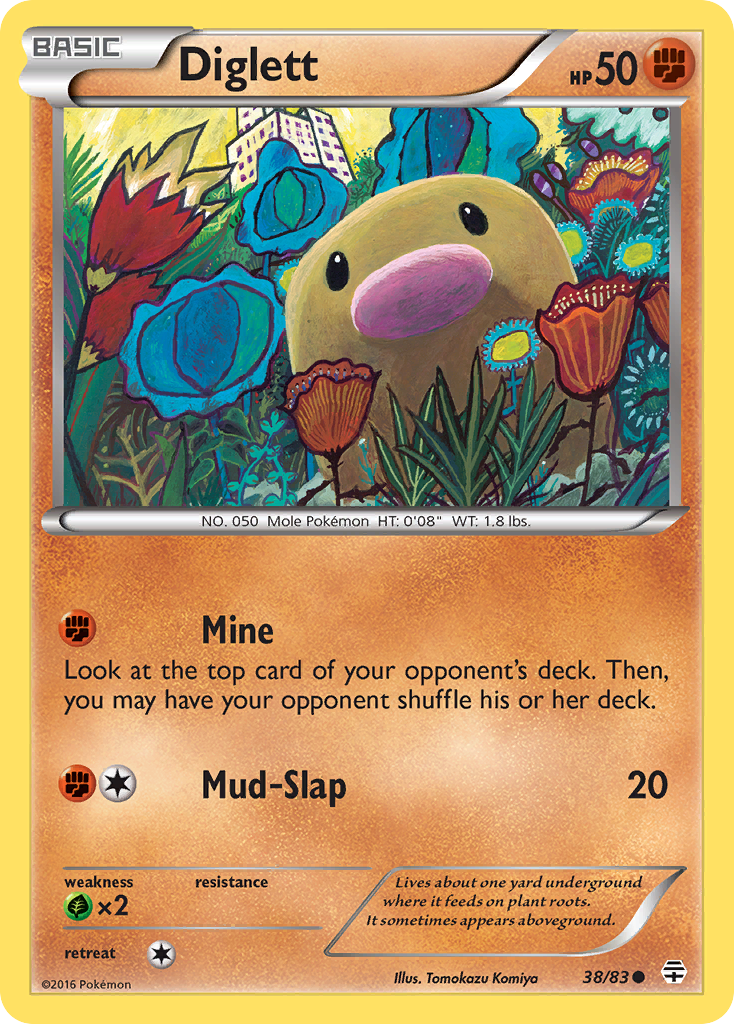 Diglett (38/83) [XY: Generations] | All Aboard Games