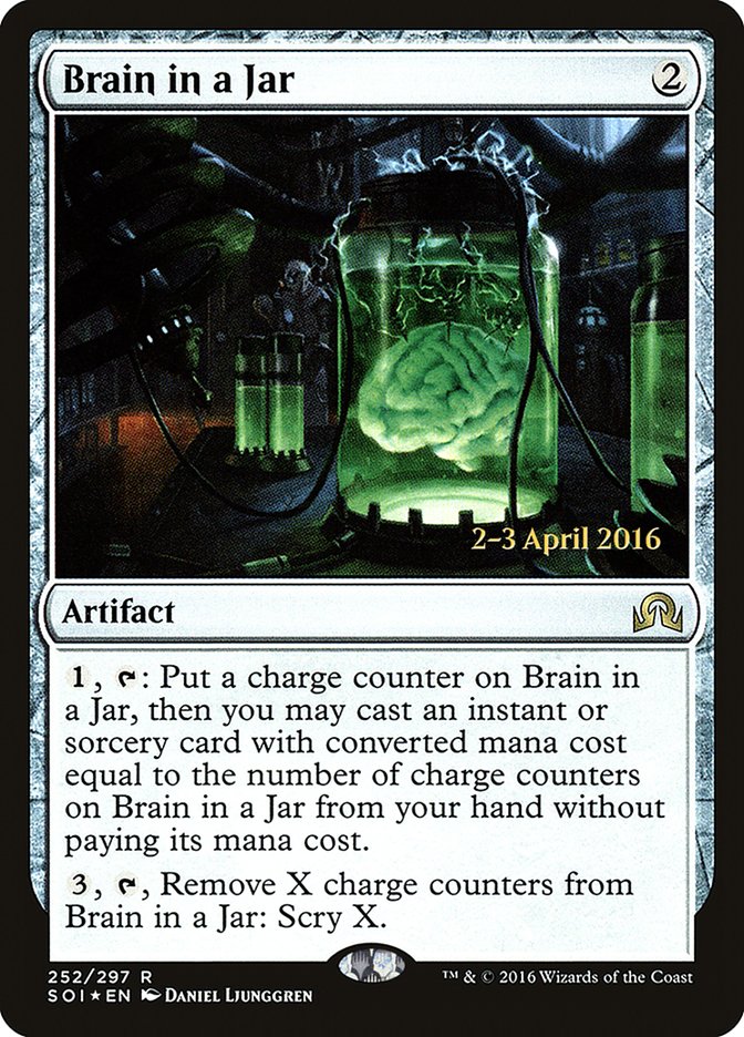 Brain in a Jar [Shadows over Innistrad Prerelease Promos] | All Aboard Games