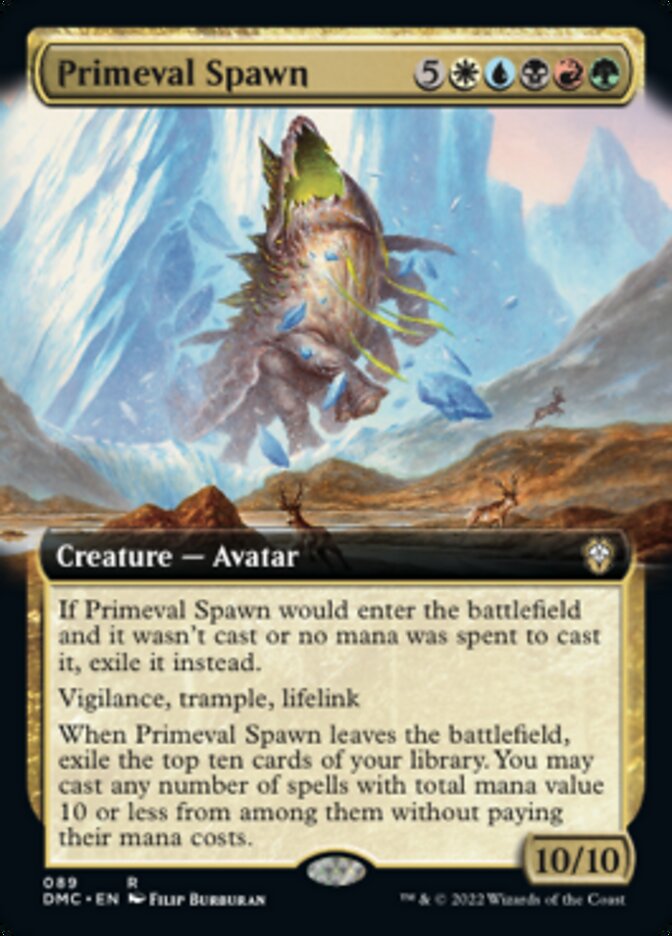 Primeval Spawn (Extended Art) [Dominaria United Commander] | All Aboard Games