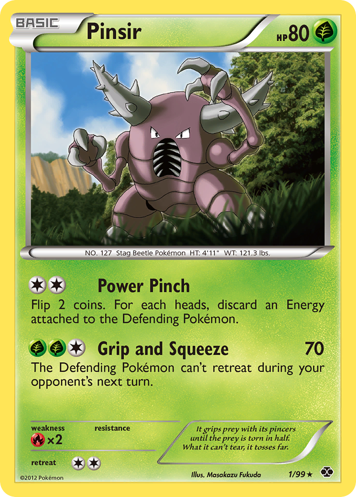 Pinsir (1/99) [Black & White: Next Destinies] | All Aboard Games