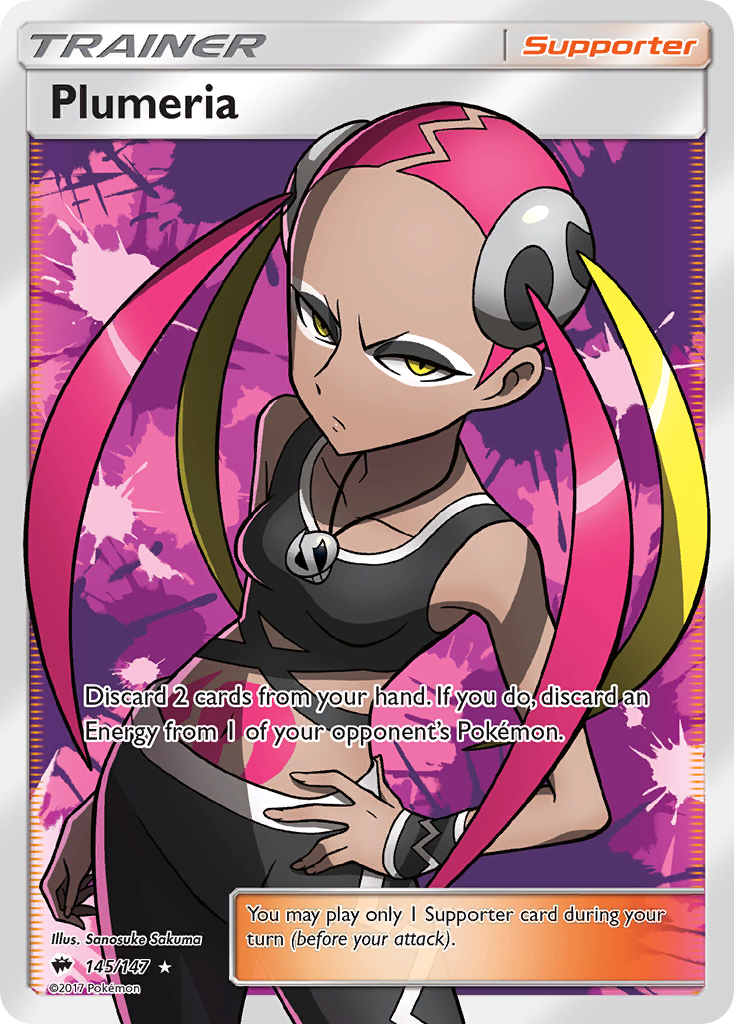 Plumeria (145/147) [Sun & Moon: Burning Shadows] | All Aboard Games