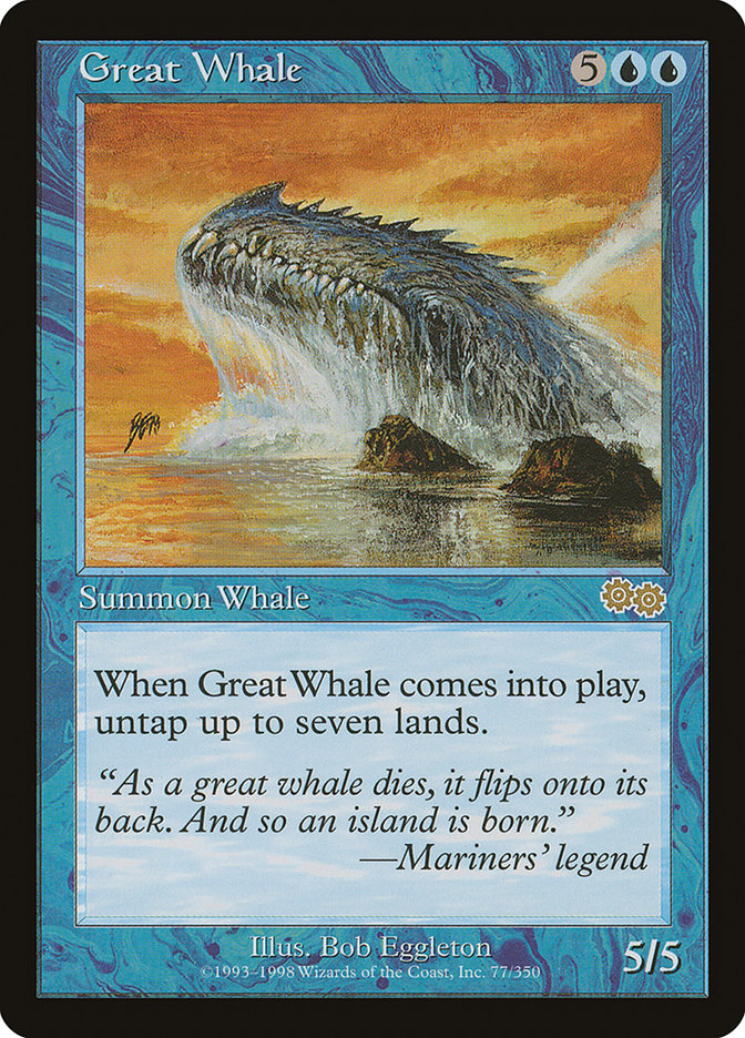 Great Whale [Urza's Saga] | All Aboard Games