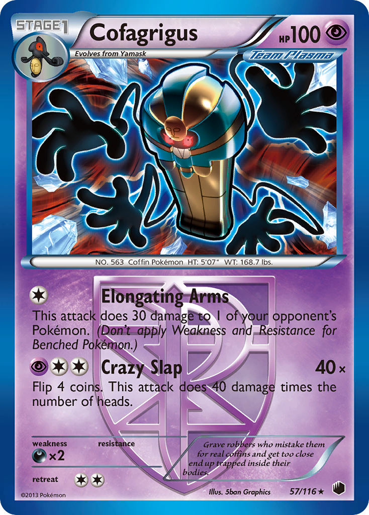 Cofagrigus (57/116) [Black & White: Plasma Freeze] | All Aboard Games