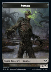 Bird (002) // Zombie Double-sided Token [Dominaria United Tokens] | All Aboard Games