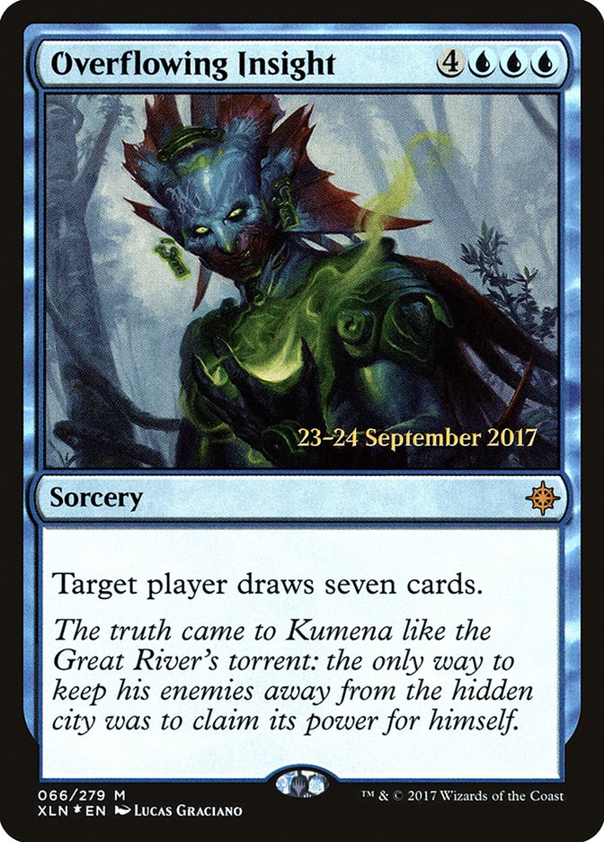 Overflowing Insight  [Ixalan Prerelease Promos] | All Aboard Games