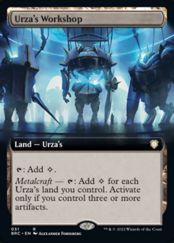 Urza's Workshop (Extended Art) [The Brothers' War Commander] | All Aboard Games