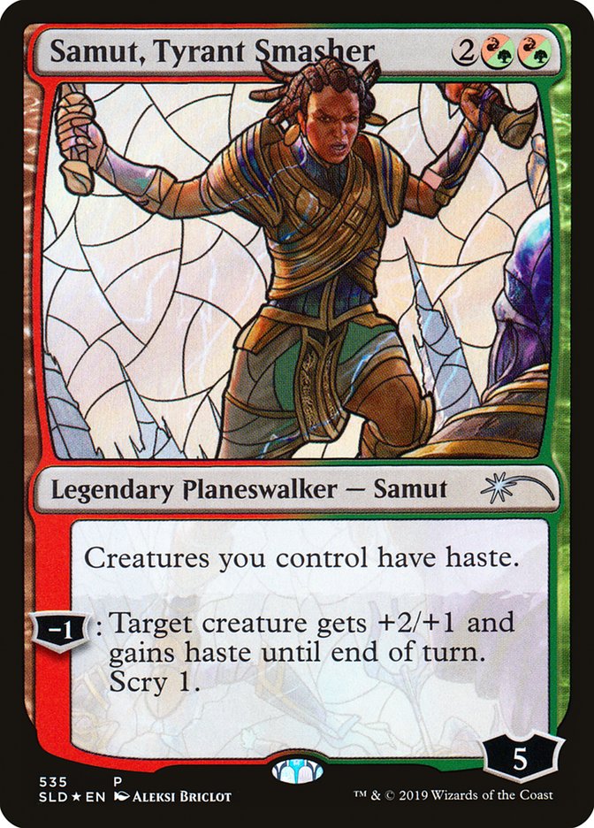 Samut, Tyrant Smasher (Stained Glass) [Secret Lair Drop Promos] | All Aboard Games