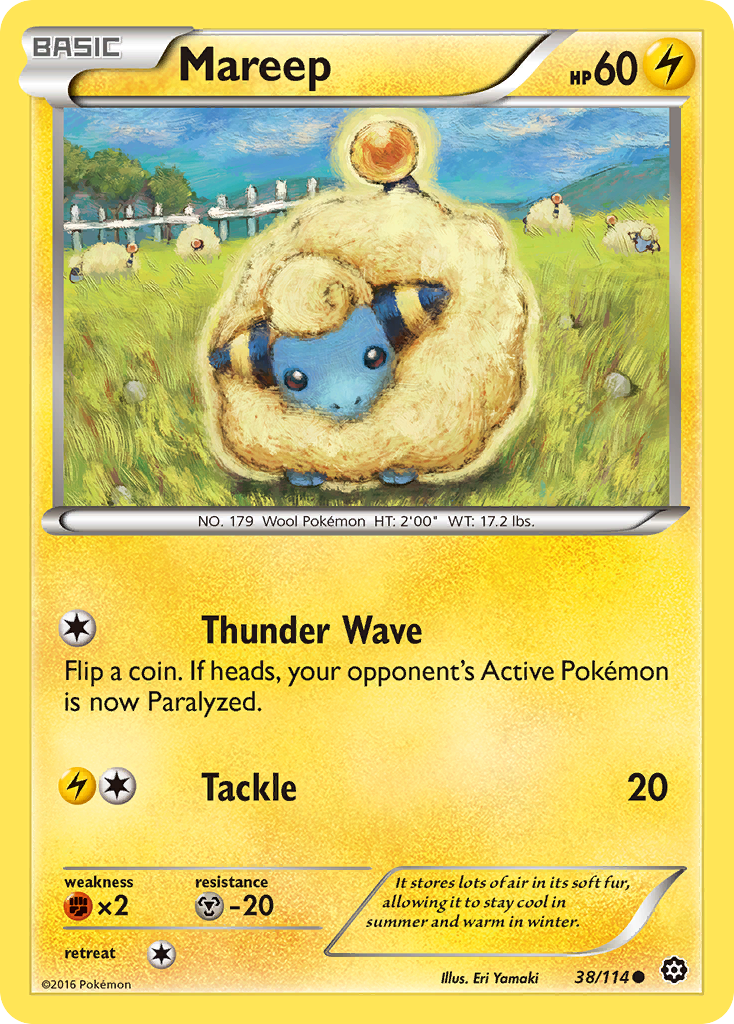 Mareep (38/114) [XY: Steam Siege] | All Aboard Games