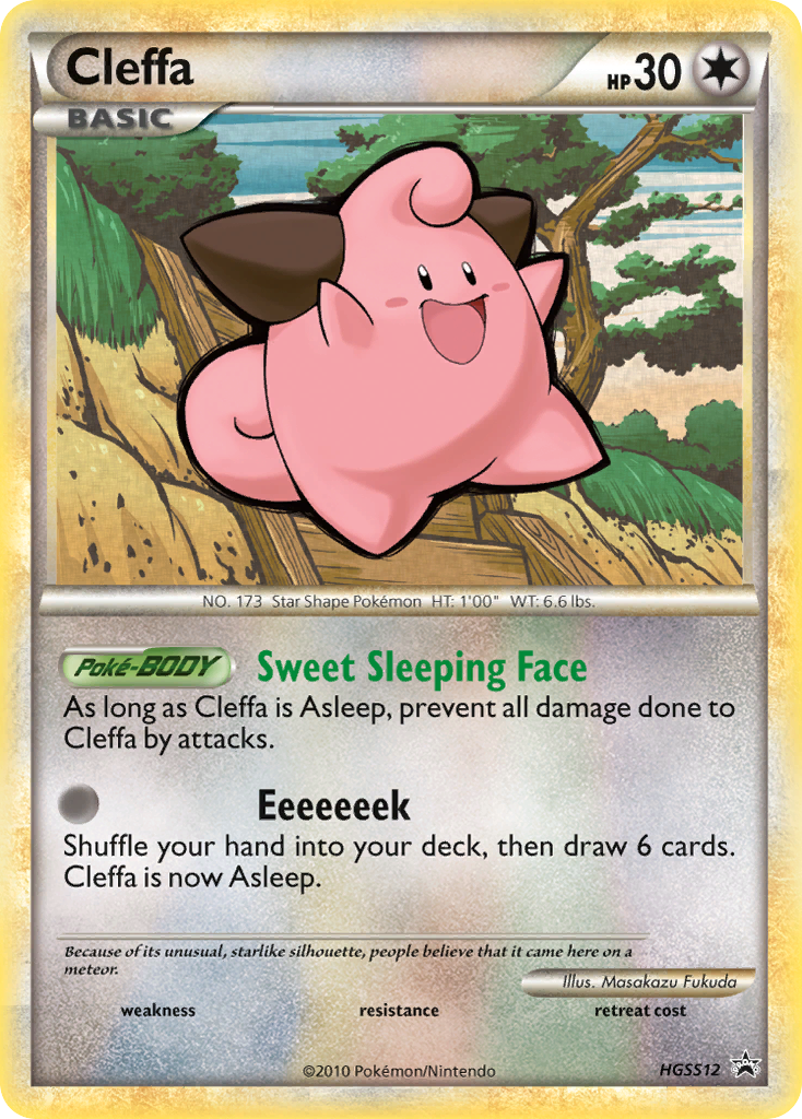 Cleffa (HGSS12) [HeartGold & SoulSilver: Black Star Promos] | All Aboard Games