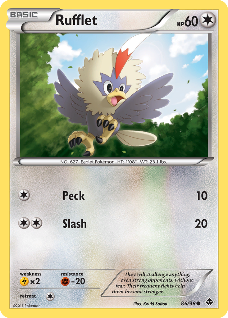 Rufflet (86/98) [Black & White: Emerging Powers] | All Aboard Games