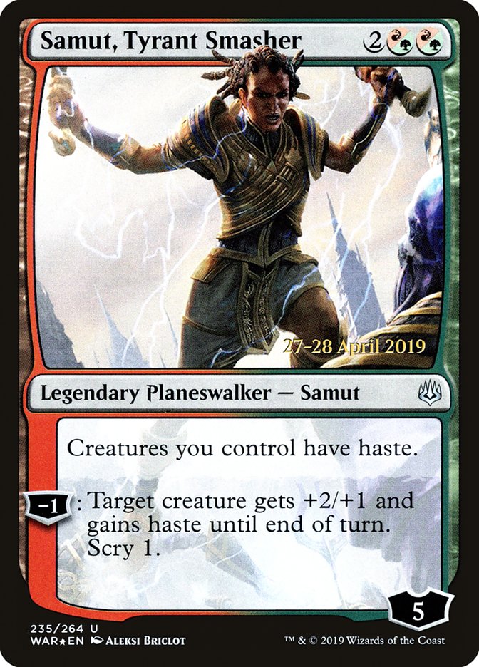 Samut, Tyrant Smasher  [War of the Spark Prerelease Promos] | All Aboard Games