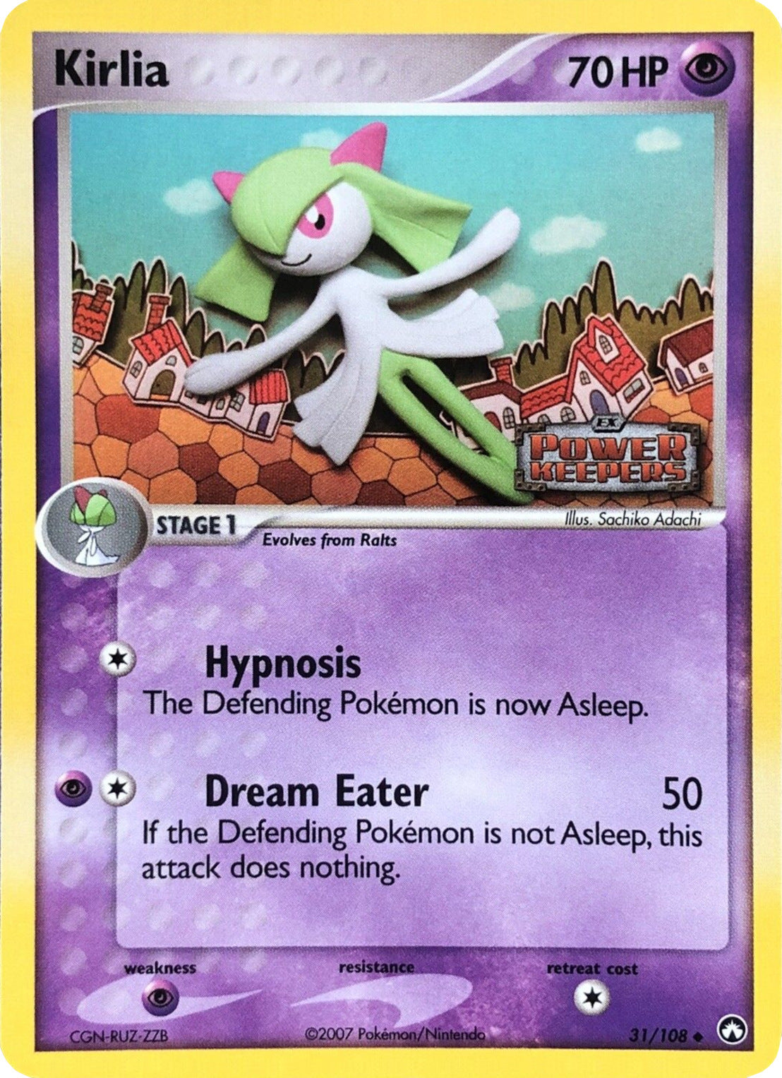 Kirlia (31/108) (Stamped) [EX: Power Keepers] | All Aboard Games