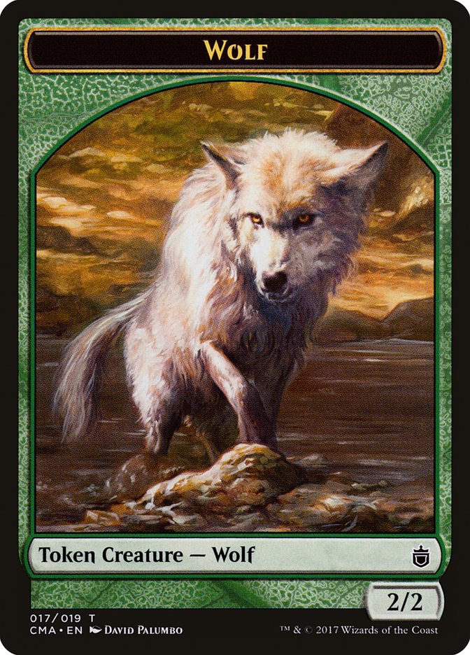 Wolf (017/019) [Commander Anthology Tokens] | All Aboard Games