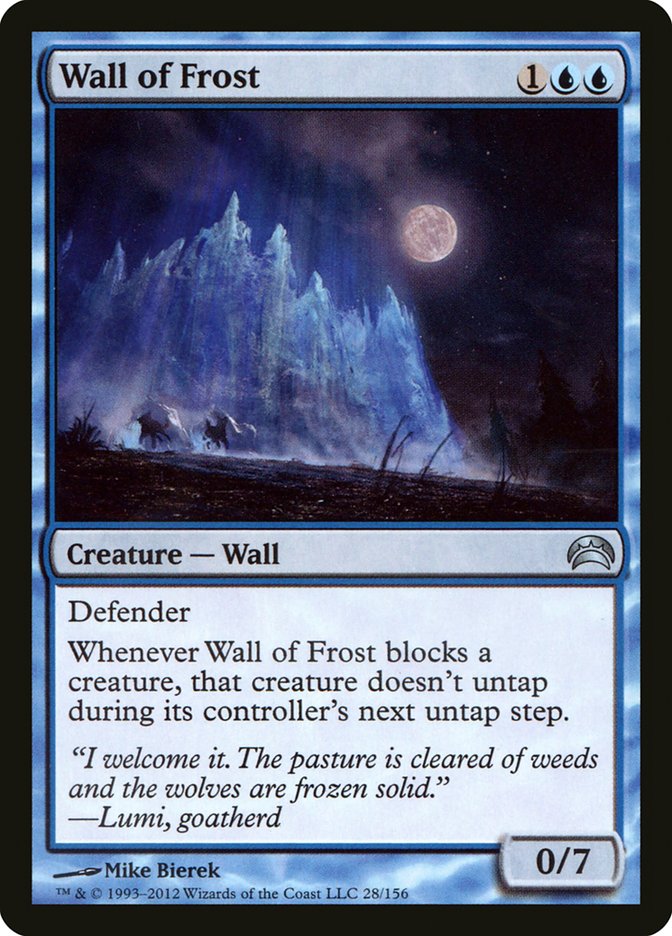 Wall of Frost [Planechase 2012] | All Aboard Games
