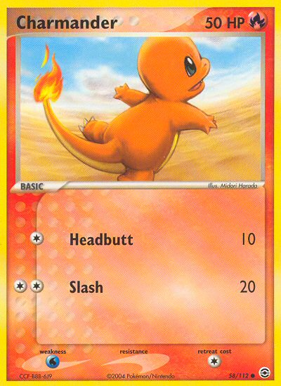 Charmander (58/112) [EX: FireRed & LeafGreen] | All Aboard Games