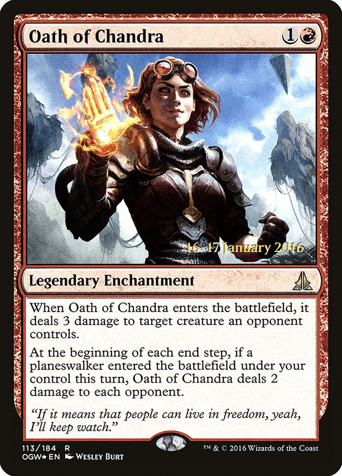 Oath of Chandra [Oath of the Gatewatch Prerelease Promos] | All Aboard Games