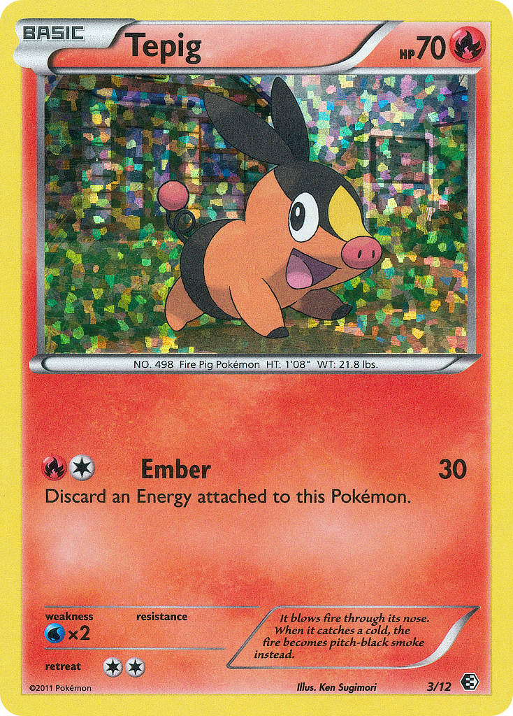 Tepig (3/12) [McDonald's Promos: 2011 Collection] | All Aboard Games