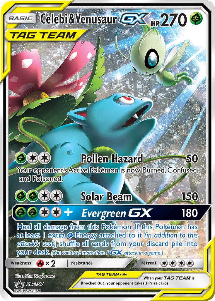 Celebi & Venusaur GX (SM167) [Sun & Moon: Black Star Promos] | All Aboard Games