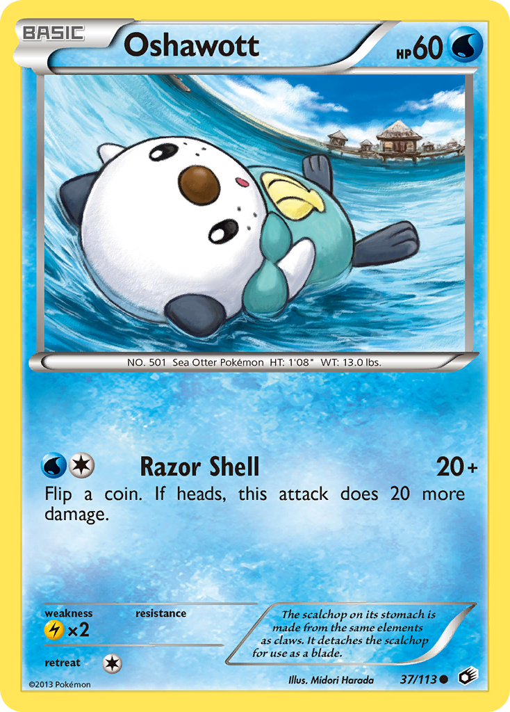 Oshawott (37/113) [Black & White: Legendary Treasures] | All Aboard Games