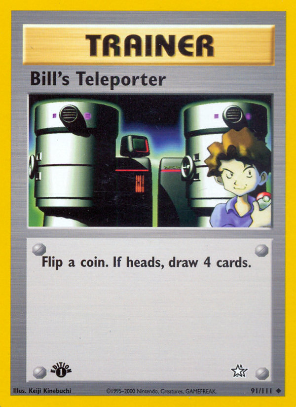 Bill's Teleporter (91/111) [Neo Genesis 1st Edition] | All Aboard Games