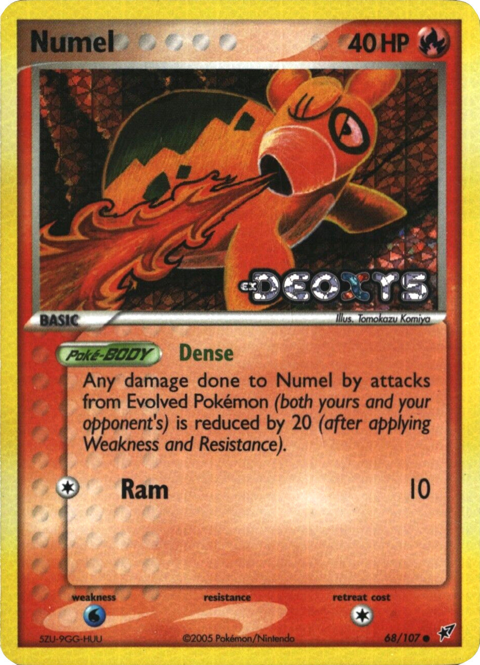 Numel (68/107) (Stamped) [EX: Deoxys] | All Aboard Games