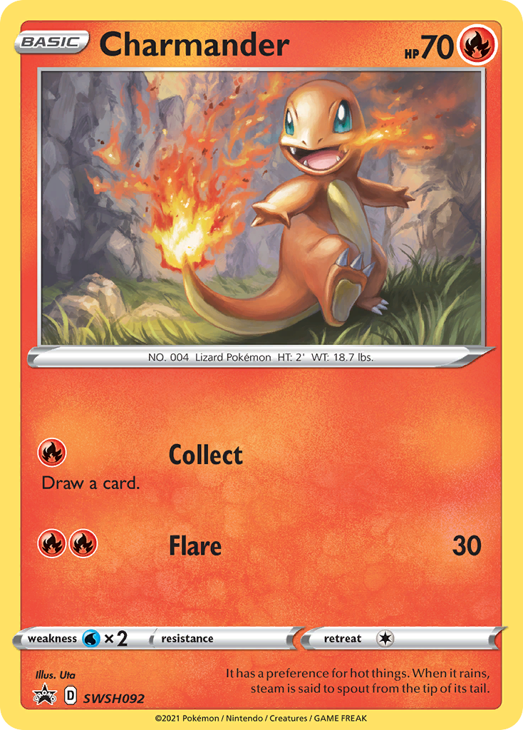 Charmander (SWSH092) [Sword & Shield: Black Star Promos] | All Aboard Games