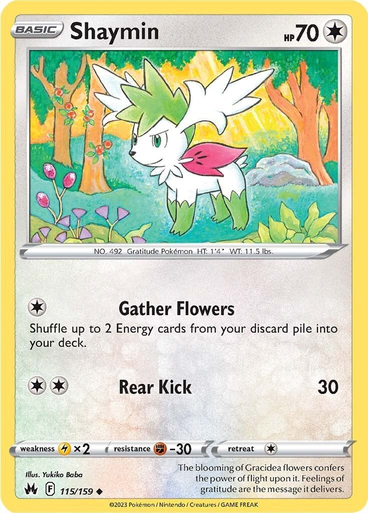 Shaymin (115/159) [Sword & Shield: Crown Zenith] | All Aboard Games