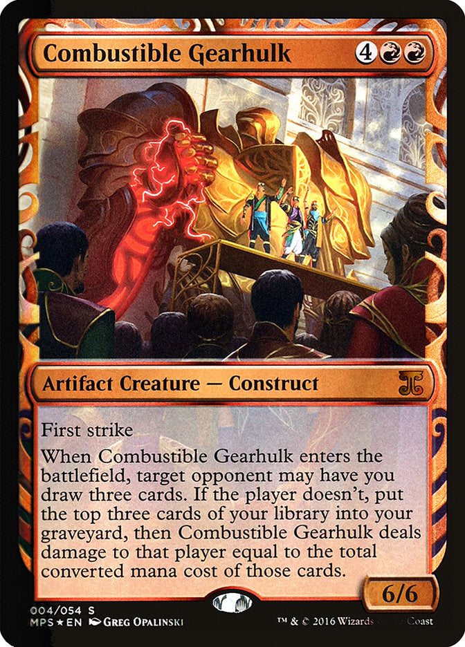 Combustible Gearhulk [Kaladesh Inventions] | All Aboard Games