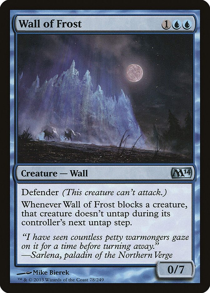 Wall of Frost [Magic 2014] | All Aboard Games