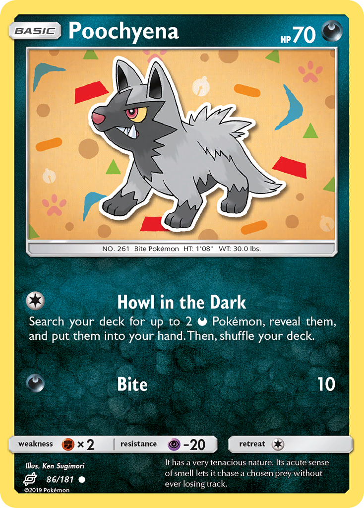 Poochyena (86/181) [Sun & Moon: Team Up] | All Aboard Games