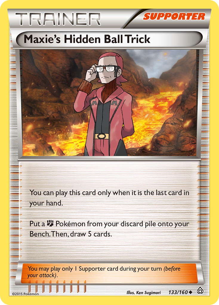 Maxie's Hidden Ball Trick (133/160) [XY: Primal Clash] | All Aboard Games