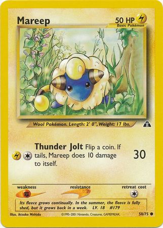 Mareep (58/75) [Neo Discovery Unlimited] | All Aboard Games