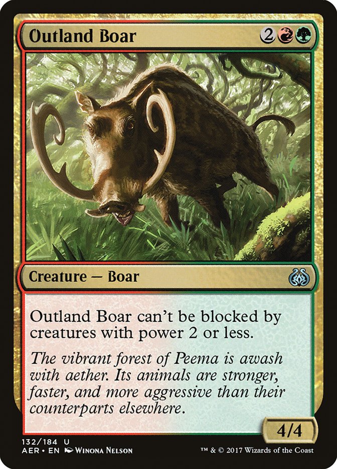 Outland Boar [Aether Revolt] | All Aboard Games