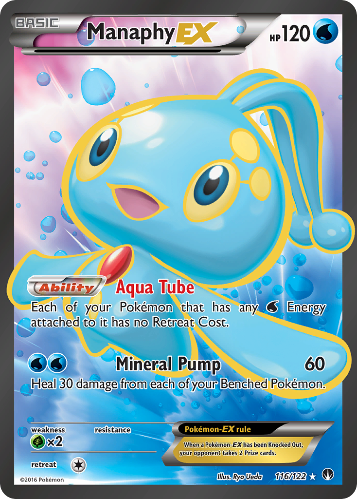Manaphy EX (116/122) [XY: BREAKpoint] | All Aboard Games