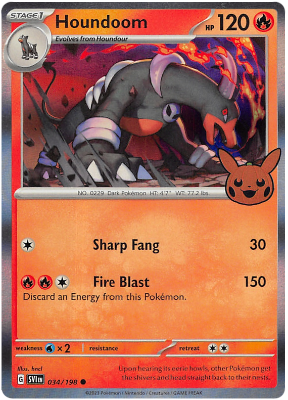 Houndoom (034/198) [Trick or Trade 2023] | All Aboard Games