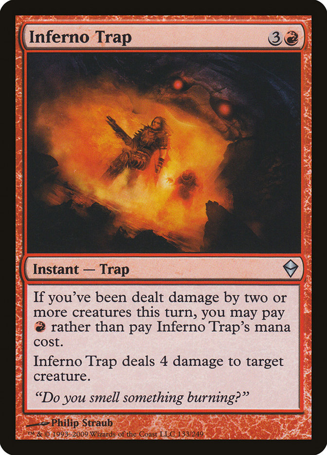 Inferno Trap [Zendikar] | All Aboard Games