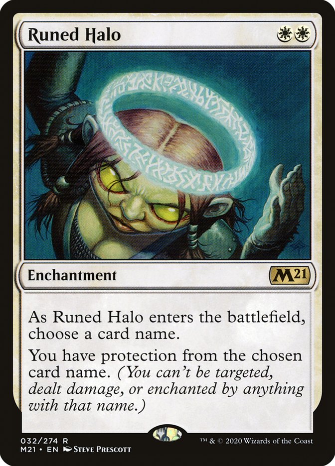 Runed Halo [Core Set 2021] | All Aboard Games