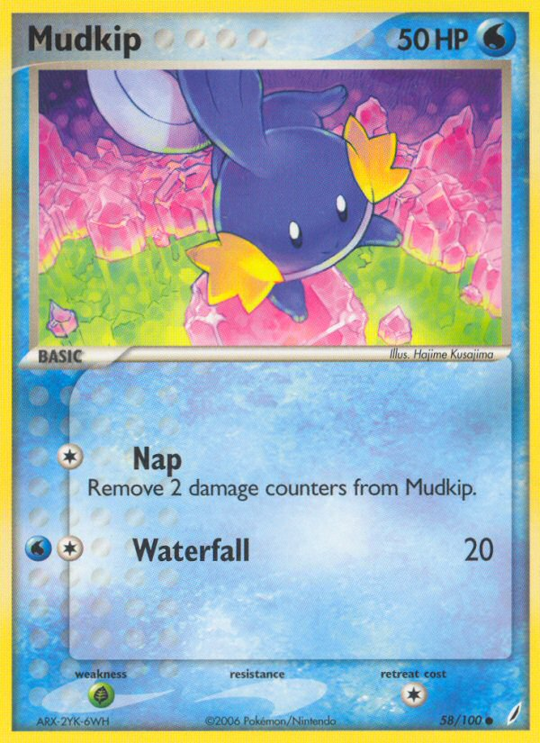 Mudkip (58/100) [EX: Crystal Guardians] | All Aboard Games