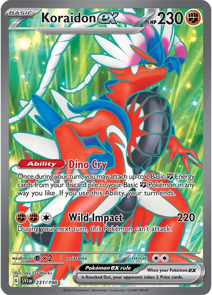 Koraidon ex (231/198) [Scarlet & Violet: Base Set] | All Aboard Games